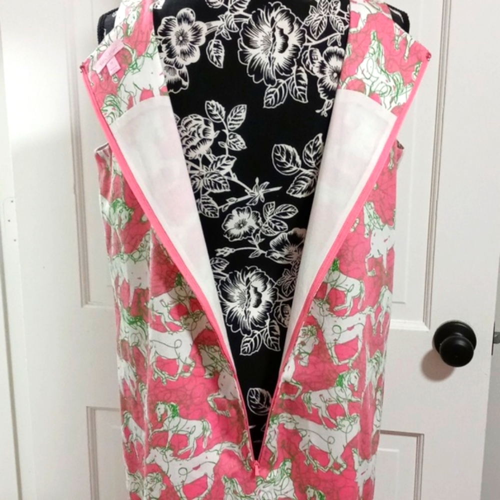 🦄VERY RARE Lilly Pulitzer🦄 - "Hot To Trot" Shift Dress - Picture 8 of 16